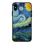 Van Gogh Art Glass Case Cover For iPhone XS