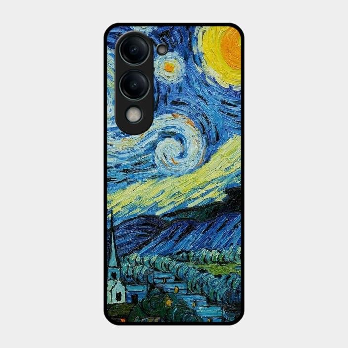 Van Gogh Art Glass Case Cover For Iqoo Z10 Lite