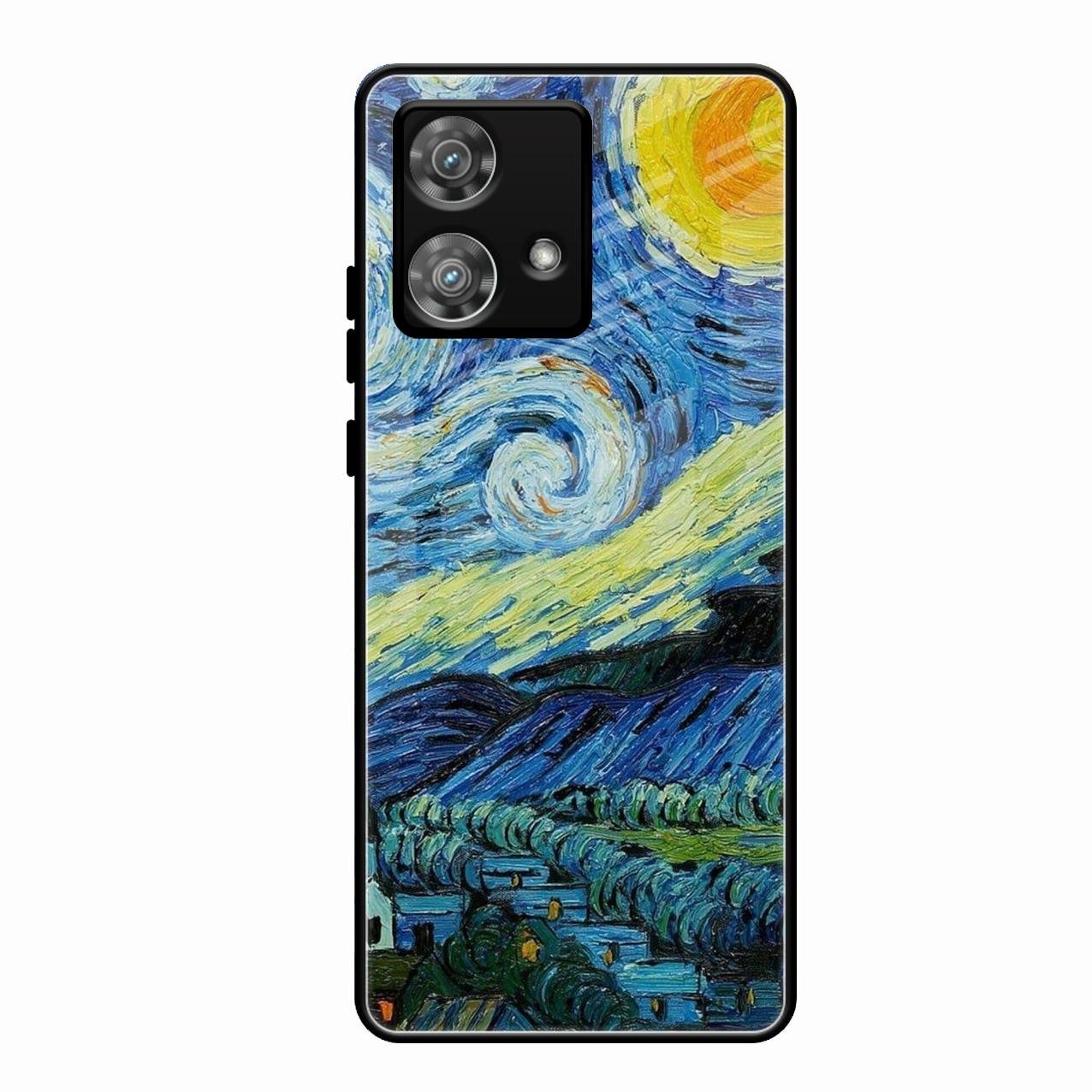Van Gogh Art Glass Case Cover For Motorola