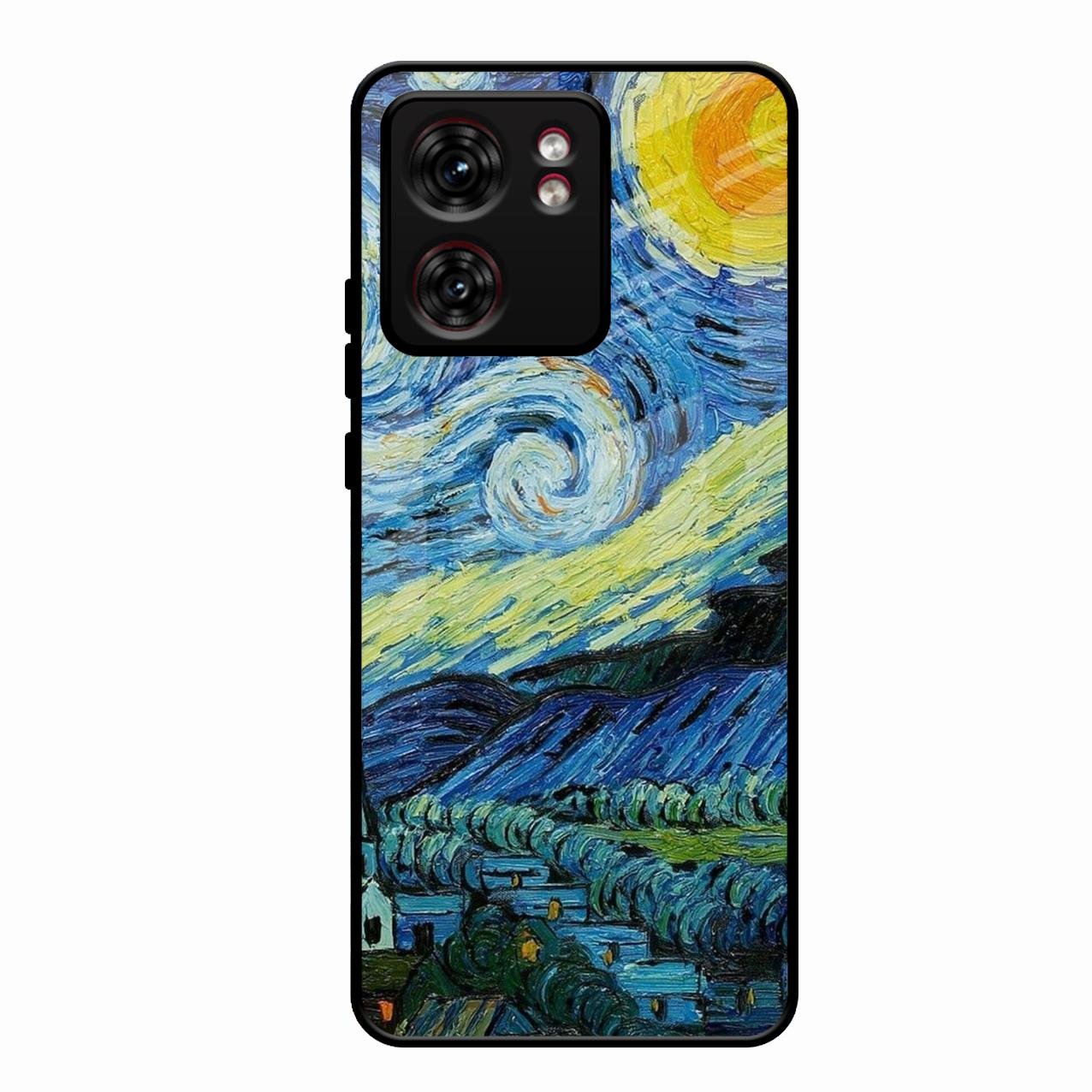 Van Gogh Art Glass Case Cover For Motorola