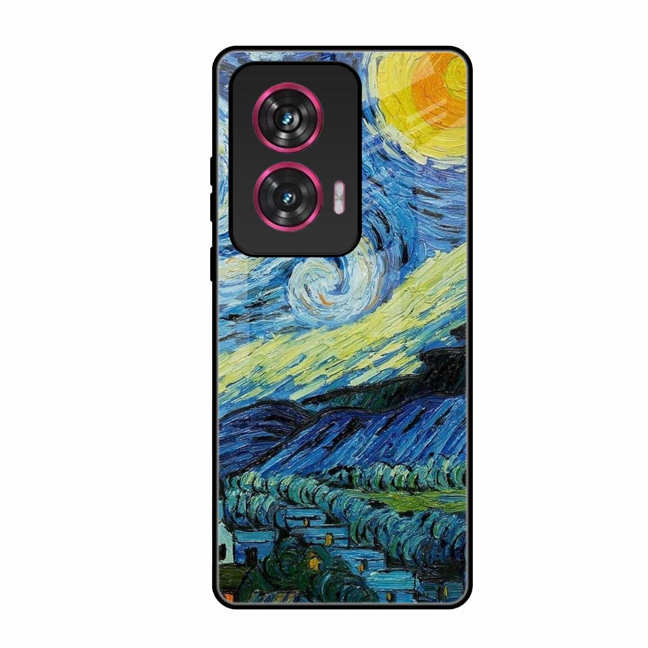 Van Gogh Art Glass Case Cover For Motorola