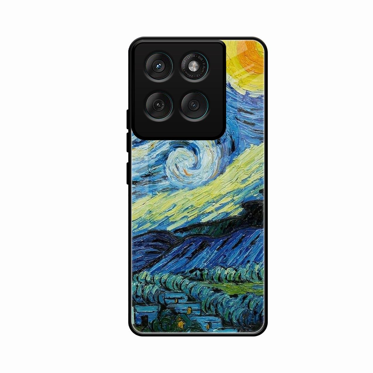 Van Gogh Art Glass Case Cover For Motorola