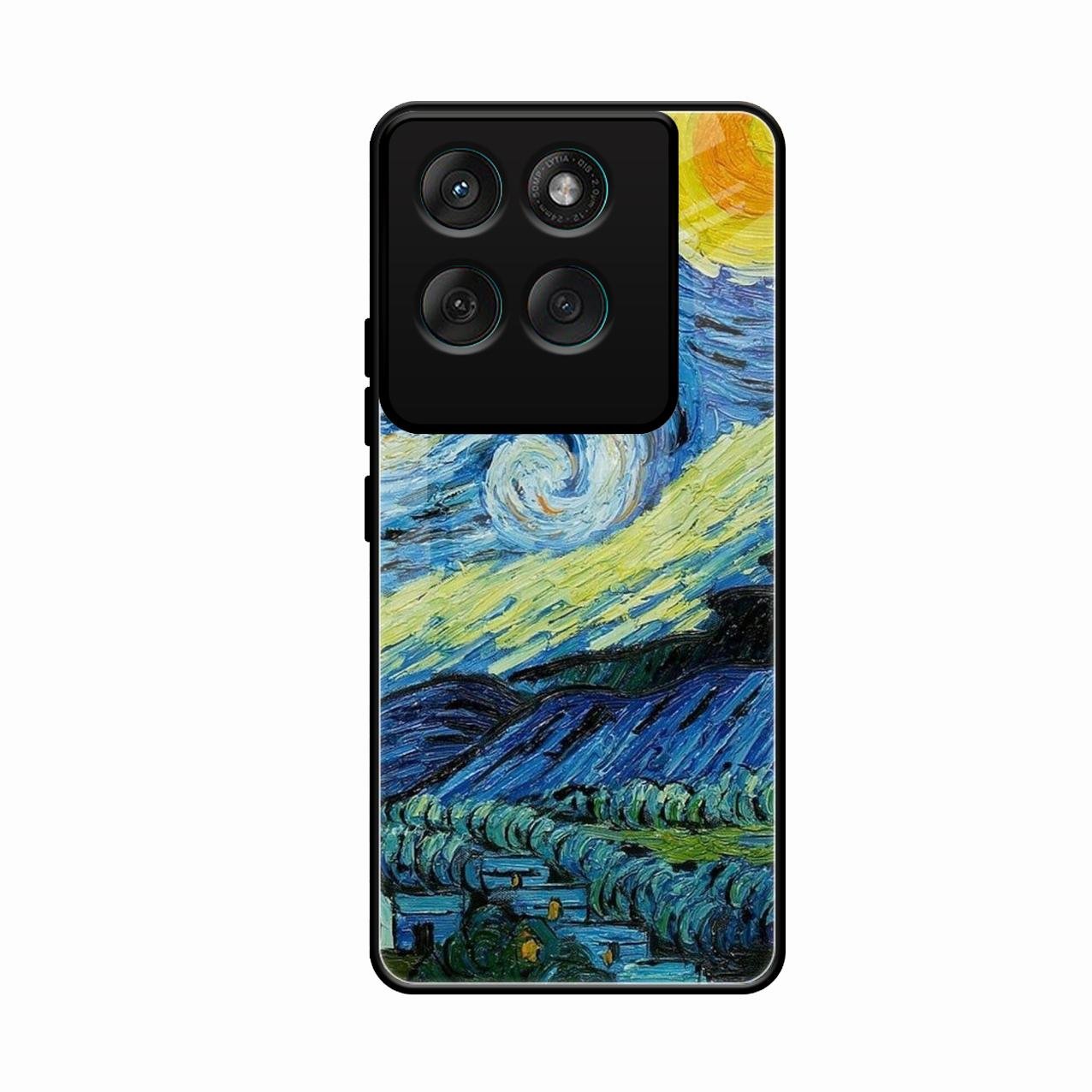 Van Gogh Art Glass Case Cover For Motorola