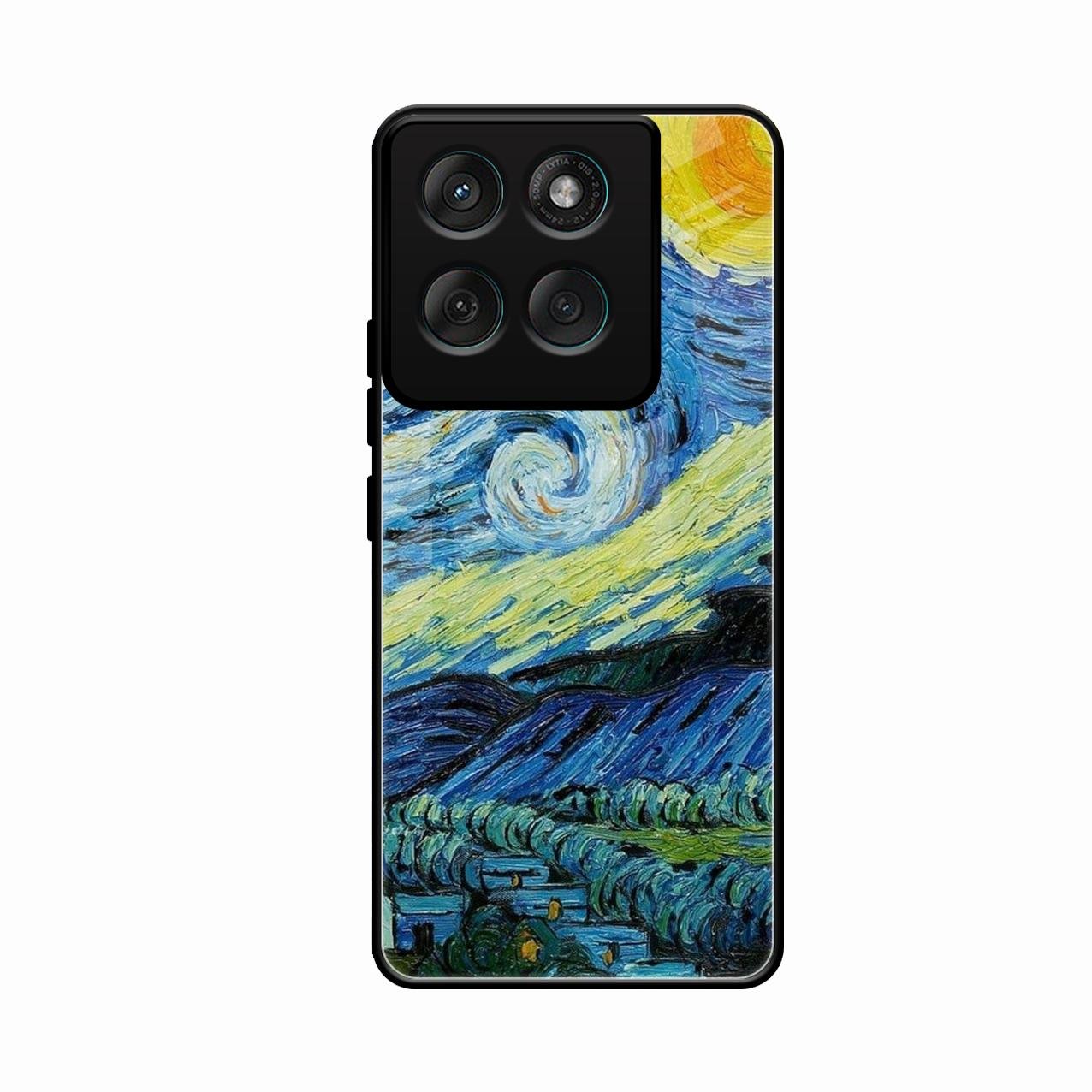 Van Gogh Art Glass Case Cover For Motorola
