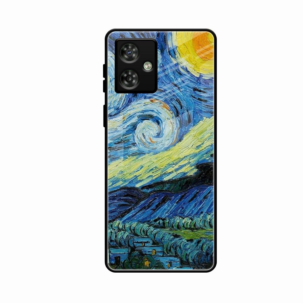 Van Gogh Art Glass Case Cover For Motorola G54 5G