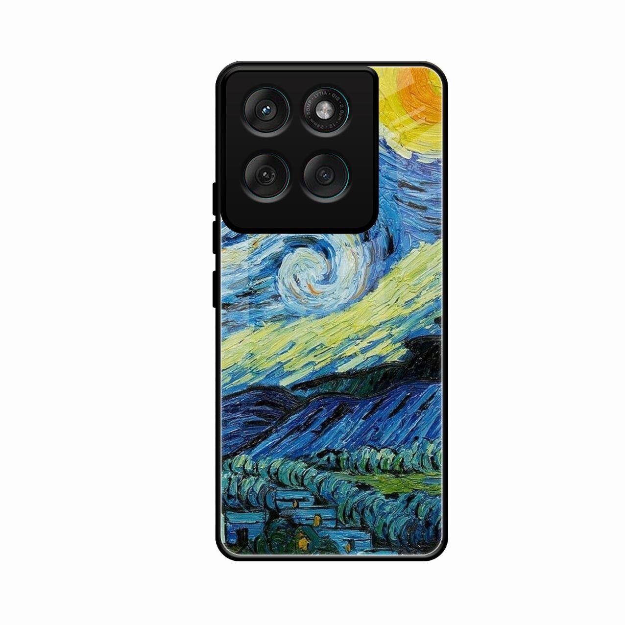 Van Gogh Art Glass Case Cover For Motorola