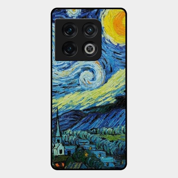 Van Gogh Art Glass Case Cover For Oneplus 10 Pro 5G