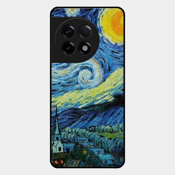 Van Gogh Art Glass Case Cover For Oneplus 11R 5G