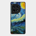 Van Gogh Art Glass Case Cover For Oneplus 12R 5G