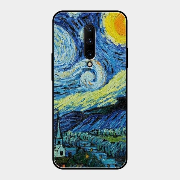 Van Gogh Art Glass Case Cover For Oneplus