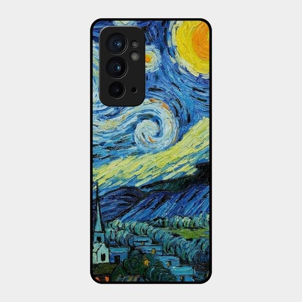 Van Gogh Art Glass Case Cover For Oneplus 9Rt 5G