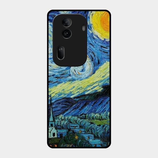 Van Gogh Art Glass Case Cover For Oppo Reno 11 Pro 5G