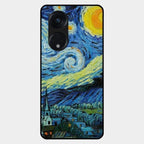 Van Gogh Art Glass Case Cover For Oppo Reno 8T 5G