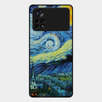 Van Gogh Art Glass Case Cover For Poco X4 Pro 5G