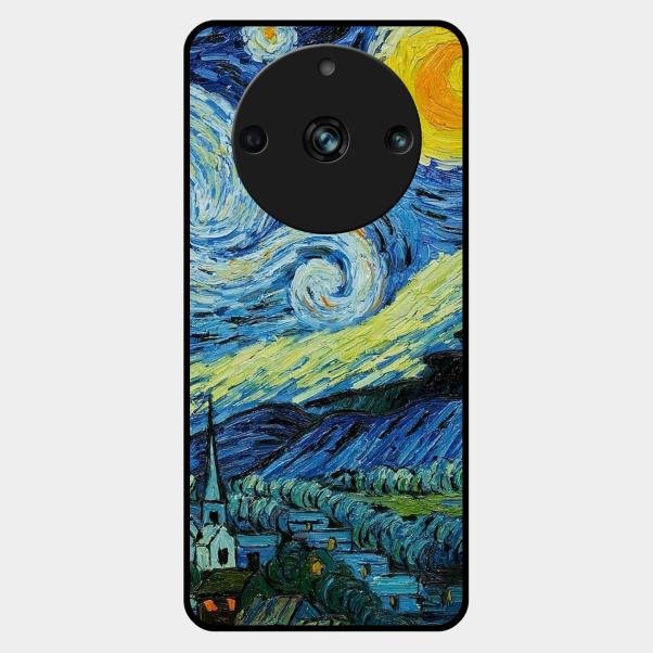 Van Gogh Art Glass Case Cover For Realme - ShopOnCliQ
