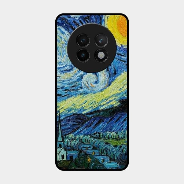 Van Gogh Art Glass Case Cover For Realme 13 Plus 5G