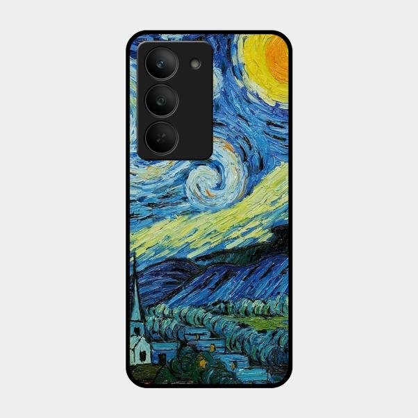 Van Gogh Art Glass Case Cover For Realme 14X 5G