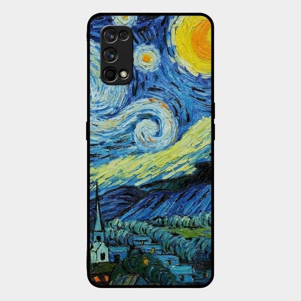 Van Gogh Art Glass Case Cover For Realme 7 Pro