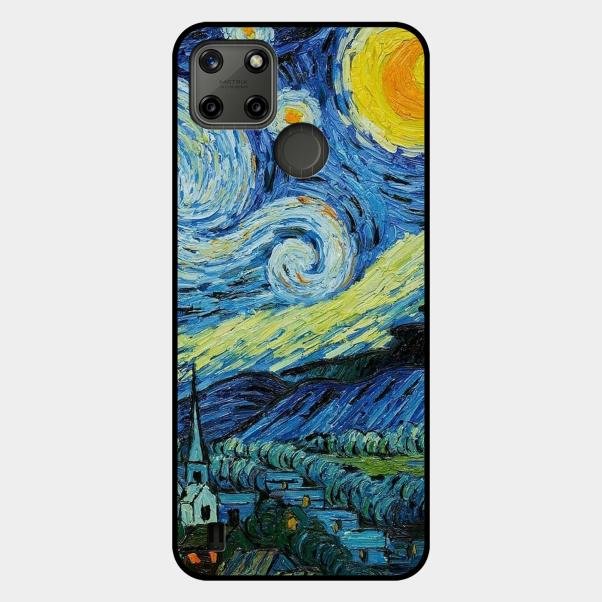 Van Gogh Art Glass Case Cover For Realme - ShopOnCliQ