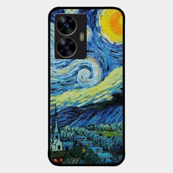 Van Gogh Art Glass Case Cover For Realme C55
