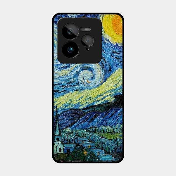 Van Gogh Art Glass Case Cover For Realme - ShopOnCliQ