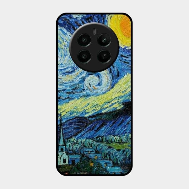 Van Gogh Art Glass Case Cover For Realme - ShopOnCliQ