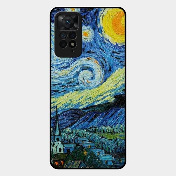 Van Gogh Art Glass Case Cover For Redmi Note 11 Pro Plus 5G