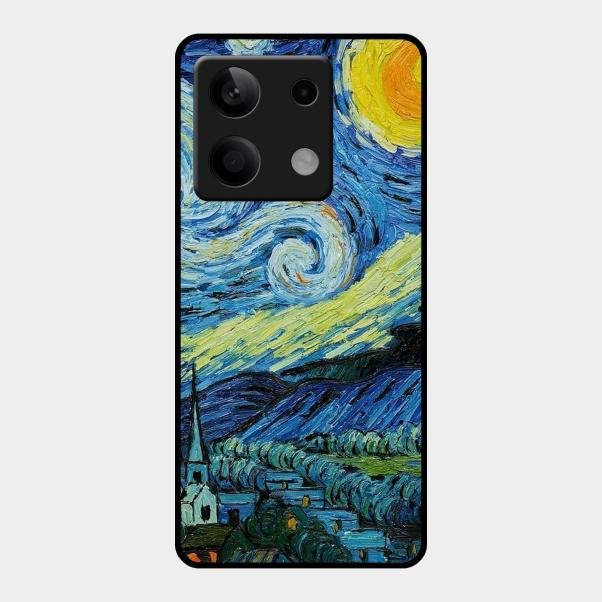 Van Gogh Art Glass Case Cover For Redmi Note 13 5G