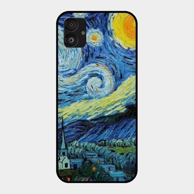 Van Gogh Art Glass Case Cover For Samsung - ShopOnCliQ