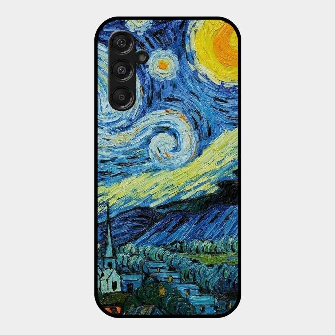 Van Gogh Art Glass Case Cover For Samsung - ShopOnCliQ