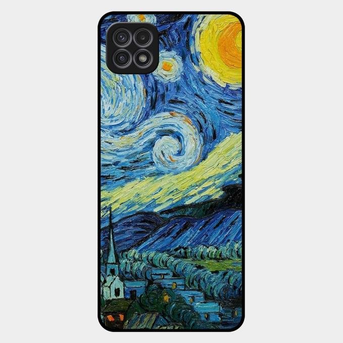 Van Gogh Art Glass Case Cover For Samsung Galaxy F42 5G