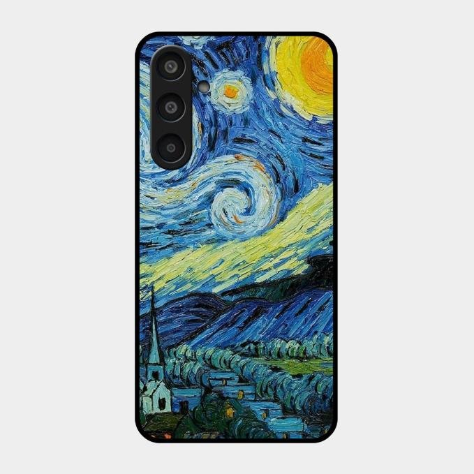 Van Gogh Art Glass Case Cover For Samsung Galaxy M35 5G