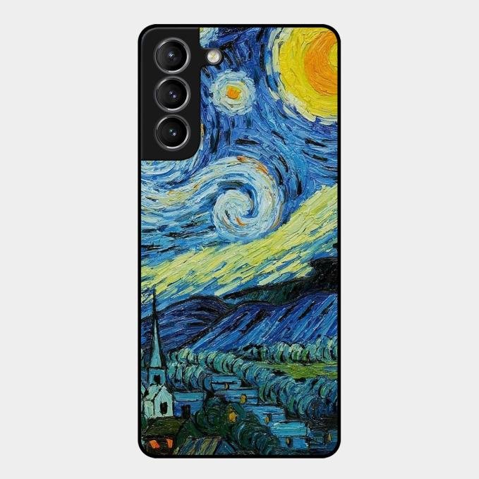 Van Gogh Art Glass Case Cover For Samsung - ShopOnCliQ