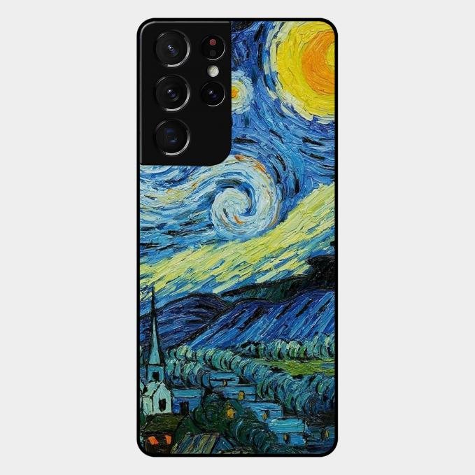 Van Gogh Art Glass Case Cover For Samsung - ShopOnCliQ