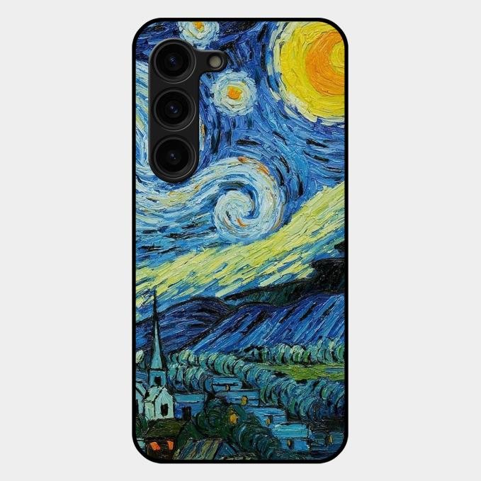 Van Gogh Art Glass Case Cover For Samsung - ShopOnCliQ