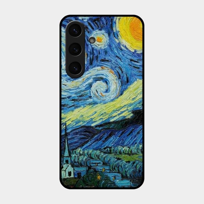 Van Gogh Art Glass Case Cover For Samsung - ShopOnCliQ