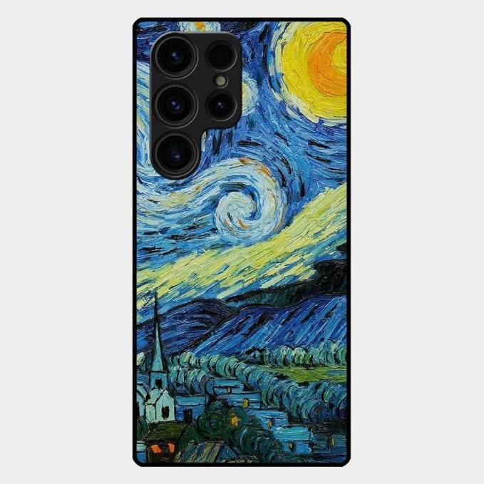 Van Gogh Art Glass Case Cover For Samsung Galaxy S24 Ultra 5G