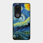Van Gogh Art Glass Case Cover For Vivo V50E 5G