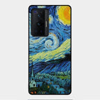 Van Gogh Art Glass Case Cover For Vivo X70 Pro 5G