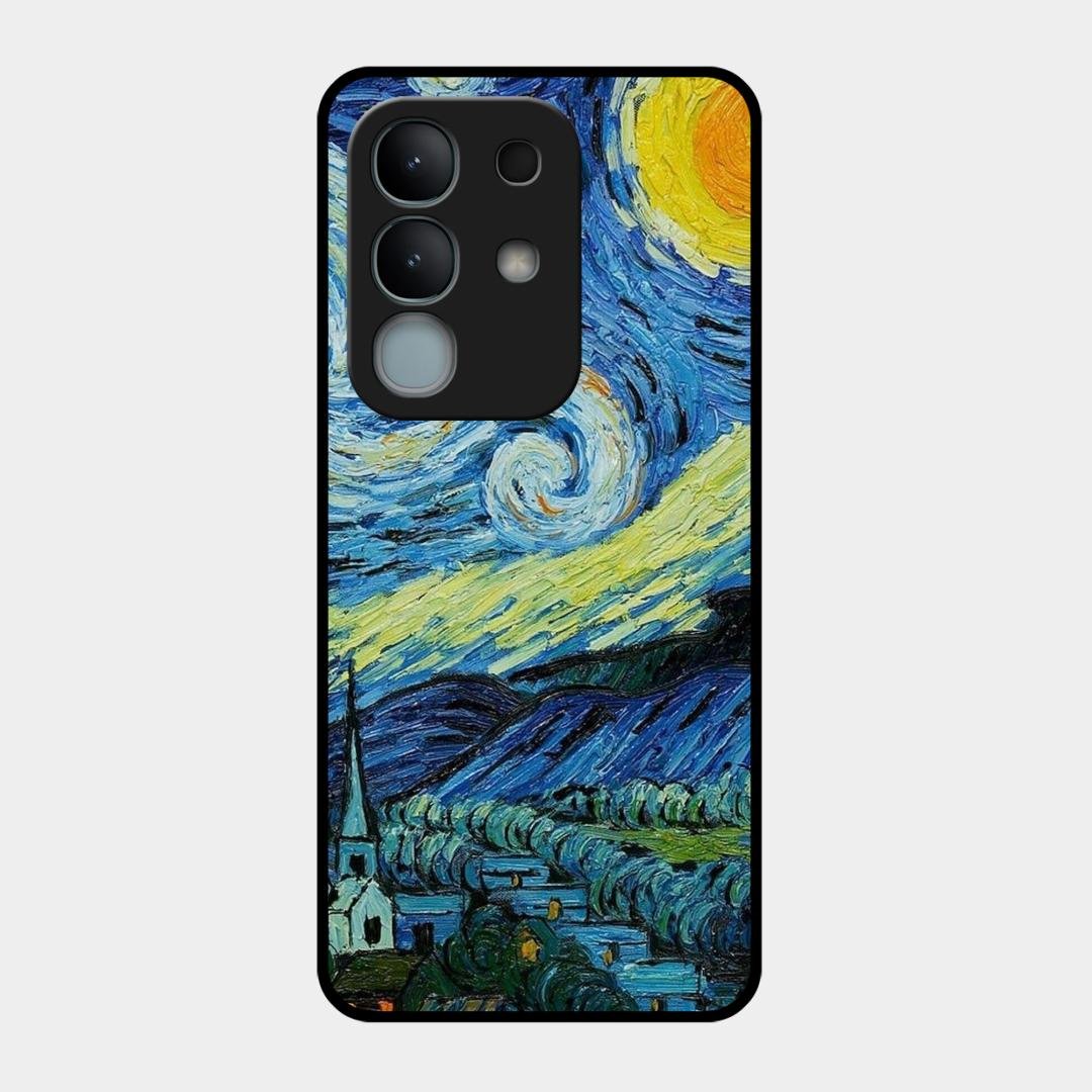 Van Gogh Art Glass Case Cover For Vivo Y31 Pro 5G