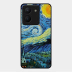 Van Gogh Art Glass Case Cover For Vivo Y36