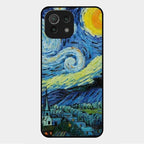 Van Gogh Art Glass Case Cover For Xiaomi Mi 11 Lite