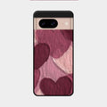 Velvet Hearts Glass Case Cover For Google Pixel 8 5G