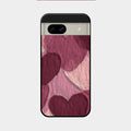 Velvet Hearts Glass Case Cover For Google Pixel 8A 5G