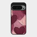 Velvet Hearts Glass Case Cover For Google Pixel 9 Pro 5G