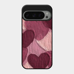Velvet Hearts Glass Case Cover For Google Pixel 9 Pro 5G