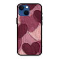 Velvet Hearts Glass Case Cover For iPhone 13 mini