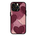 Velvet Hearts Glass Case Cover For iPhone 14 Pro Max