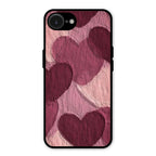 Velvet Hearts Glass Case Cover For iPhone 17e