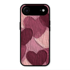Velvet Hearts Glass Case Cover For iPhone Air